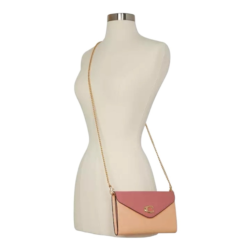 50 | 🇨🇦Coach Tammie Clutch Color Block Shoulder Bag